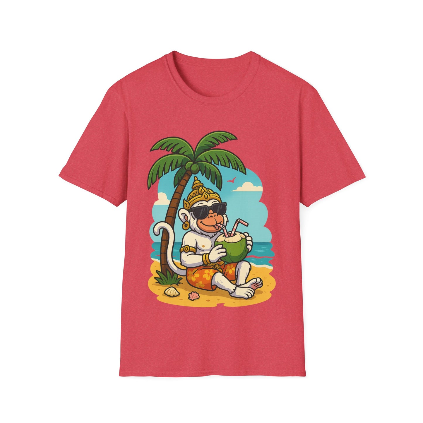 Hanuman Suns Out Guns Out Unisex Tee, Graphic Shirt, Hindu Monkey God Top, Yoga Clothing, Workout Apparel