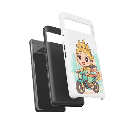 Chibi Apsara's NYC Adventure Case | Birthday Gift, Smartphone Protector, Cartoon Art, Fun Accessories, Tough Cases
