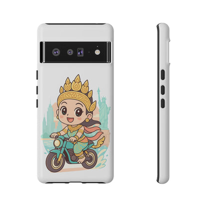Chibi Apsara's NYC Adventure Case | Birthday Gift, Smartphone Protector, Cartoon Art, Fun Accessories, Tough Cases