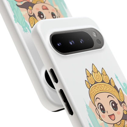 Chibi Apsara's NYC Adventure Case | Birthday Gift, Smartphone Protector, Cartoon Art, Fun Accessories, Tough Cases