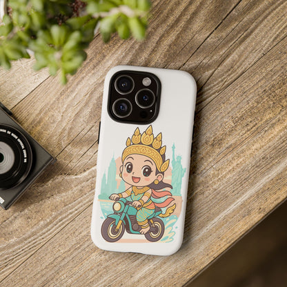 Chibi Apsara's NYC Adventure Case | Birthday Gift, Smartphone Protector, Cartoon Art, Fun Accessories, Tough Cases