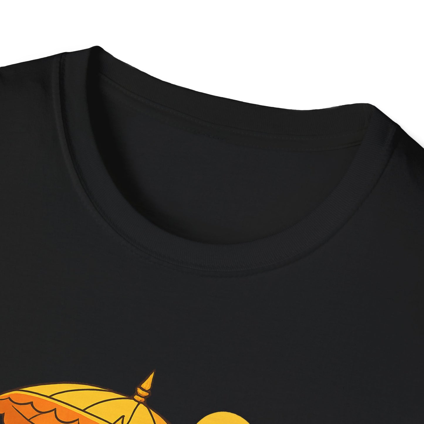 Beach Vibes T-Shirt with Sunset and Umbrella Graphic, Summer Gift, Travel Tee, Ocean Lover Shirt, Casual Everyday Wear