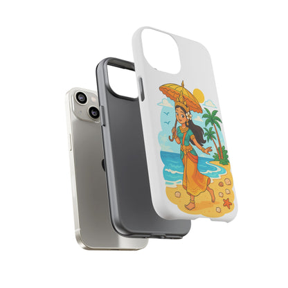 Apsara's Shoreline Grace Tough Cases, Phone Case, Protective Cover, Unique Design, Gift for Nature Lovers, Coastal Art Decor