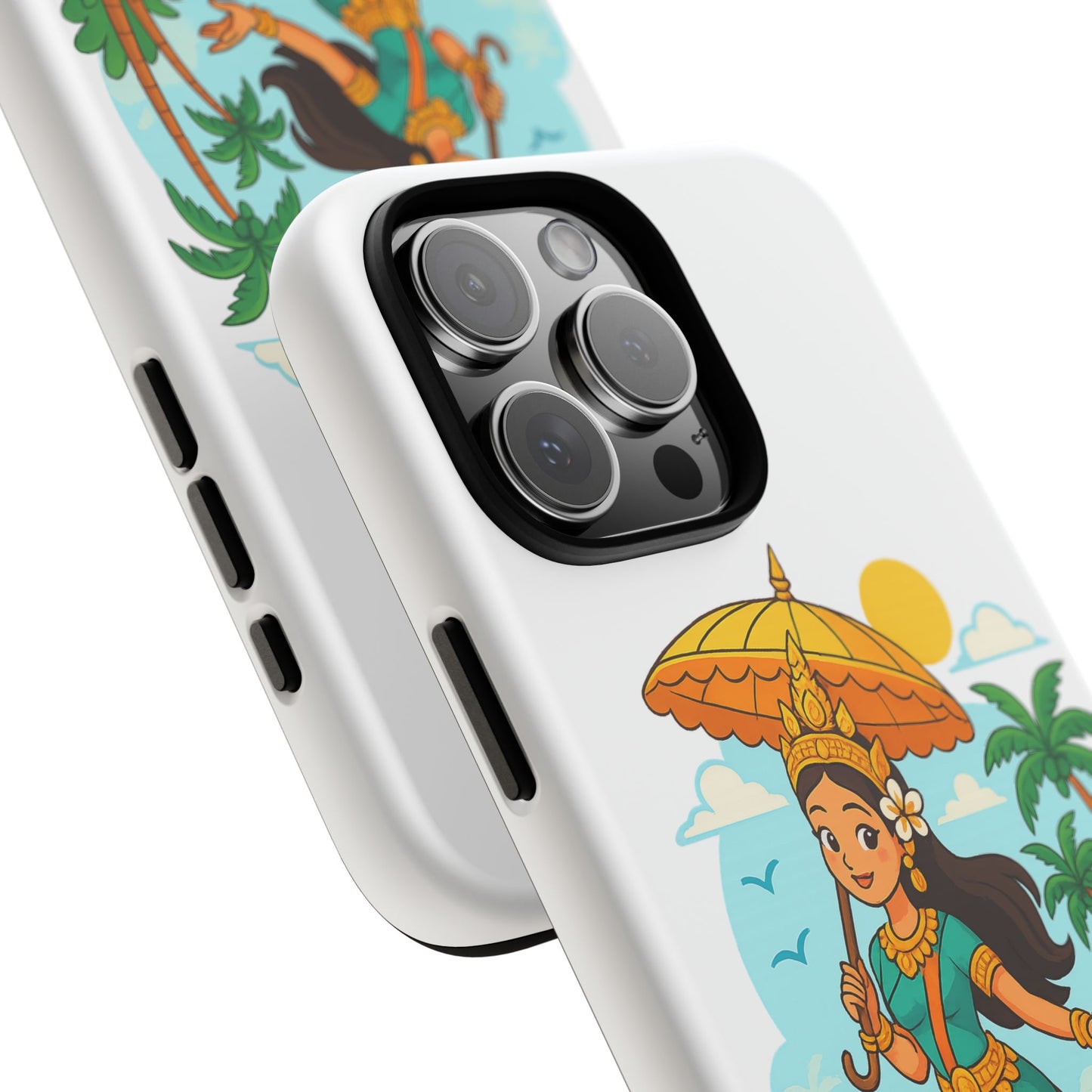 Apsara's Shoreline Grace Tough Cases, Phone Case, Protective Cover, Unique Design, Gift for Nature Lovers, Coastal Art Decor