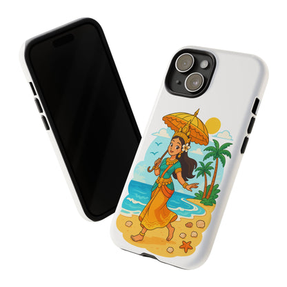 Apsara's Shoreline Grace Tough Cases, Phone Case, Protective Cover, Unique Design, Gift for Nature Lovers, Coastal Art Decor