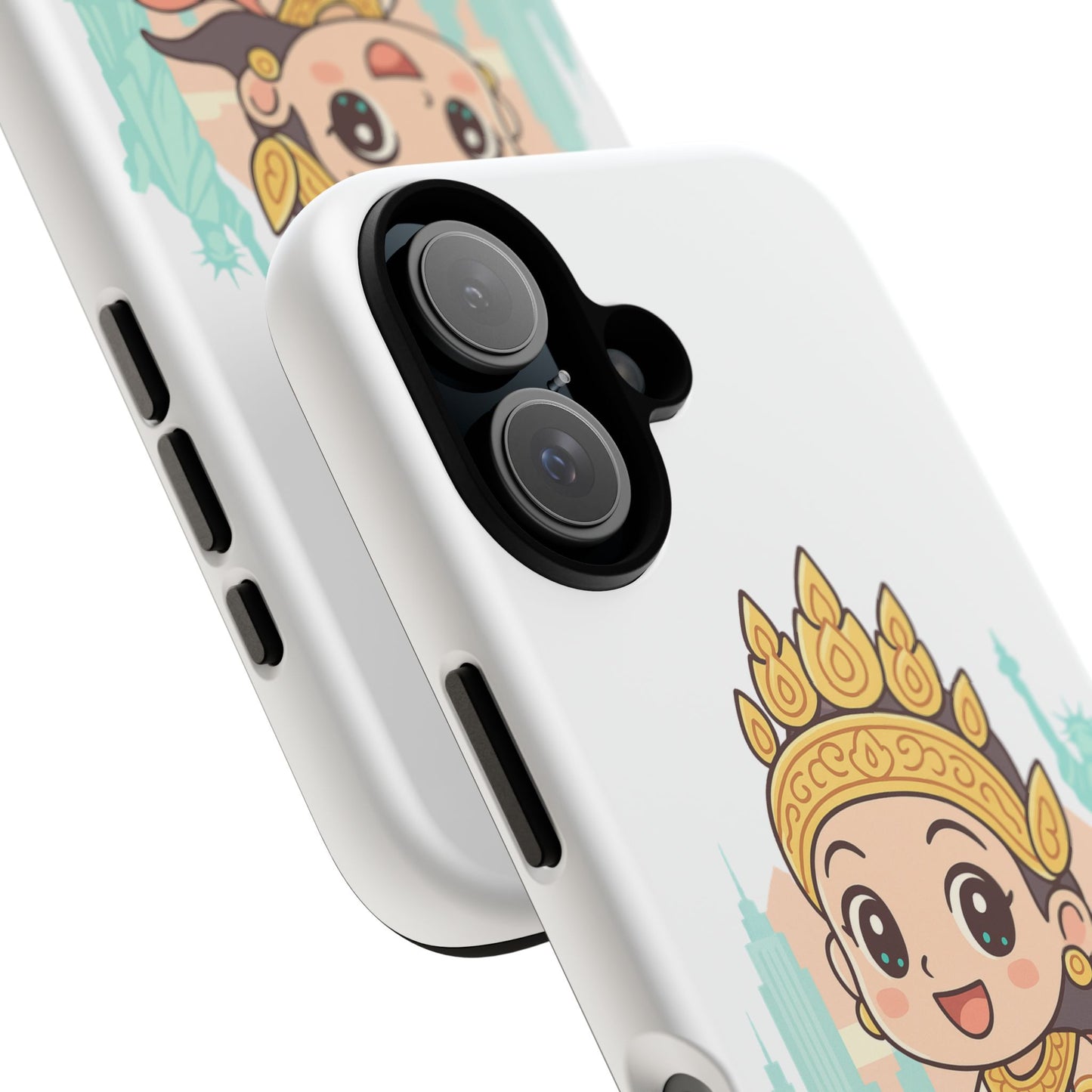 Chibi Apsara's NYC Adventure Case | Birthday Gift, Smartphone Protector, Cartoon Art, Fun Accessories, Tough Cases