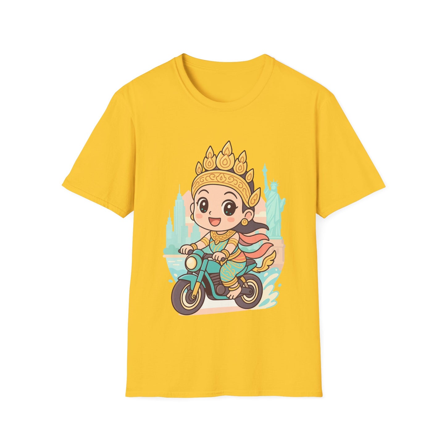 Apsara's Urban Ride Graphic Tee | Fun Unisex Softstyle T-Shirt