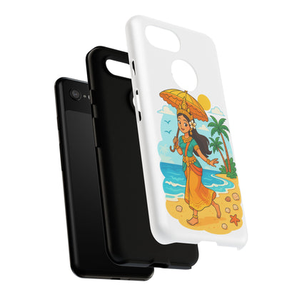 Apsara's Shoreline Grace Tough Cases, Phone Case, Protective Cover, Unique Design, Gift for Nature Lovers, Coastal Art Decor
