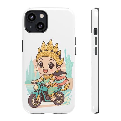 Chibi Apsara's NYC Adventure Case | Birthday Gift, Smartphone Protector, Cartoon Art, Fun Accessories, Tough Cases