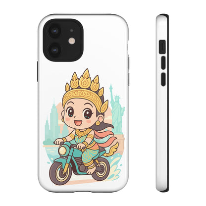 Chibi Apsara's NYC Adventure Case | Birthday Gift, Smartphone Protector, Cartoon Art, Fun Accessories, Tough Cases