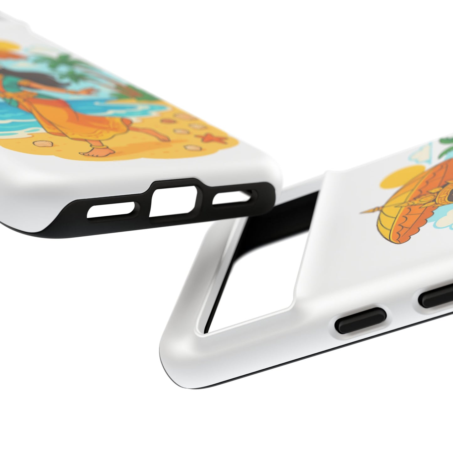 Apsara's Shoreline Grace Tough Cases, Phone Case, Protective Cover, Unique Design, Gift for Nature Lovers, Coastal Art Decor