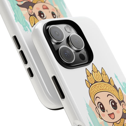 Chibi Apsara's NYC Adventure Case | Birthday Gift, Smartphone Protector, Cartoon Art, Fun Accessories, Tough Cases