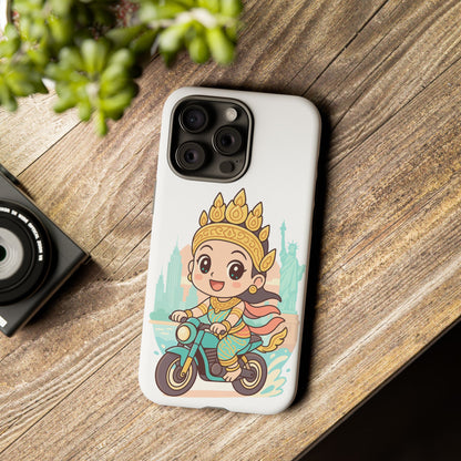 Chibi Apsara's NYC Adventure Case | Birthday Gift, Smartphone Protector, Cartoon Art, Fun Accessories, Tough Cases