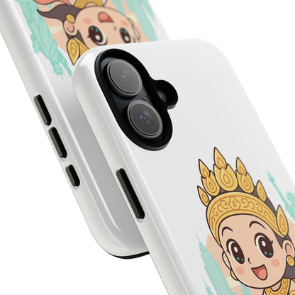 Chibi Apsara's NYC Adventure Case | Birthday Gift, Smartphone Protector, Cartoon Art, Fun Accessories, Tough Cases