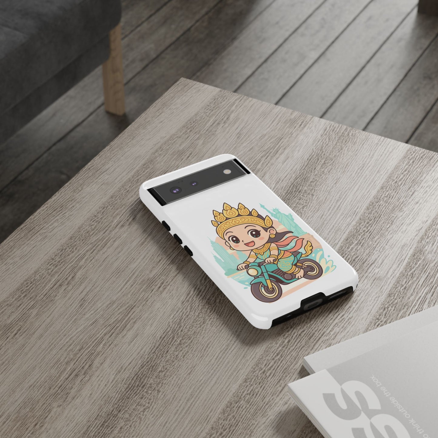 Chibi Apsara's NYC Adventure Case | Birthday Gift, Smartphone Protector, Cartoon Art, Fun Accessories, Tough Cases