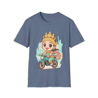 Apsara's Urban Ride Graphic Tee | Fun Unisex Softstyle T-Shirt