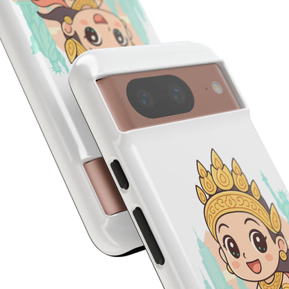 Chibi Apsara's NYC Adventure Case | Birthday Gift, Smartphone Protector, Cartoon Art, Fun Accessories, Tough Cases