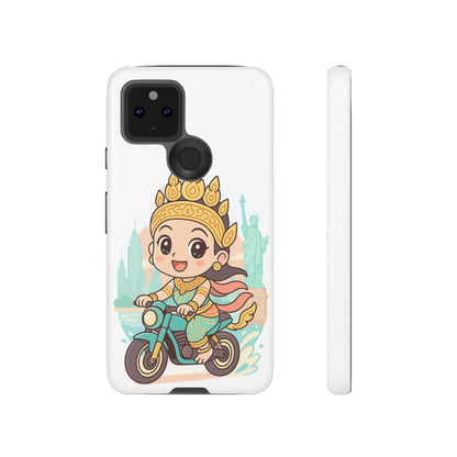 Chibi Apsara's NYC Adventure Case | Birthday Gift, Smartphone Protector, Cartoon Art, Fun Accessories, Tough Cases