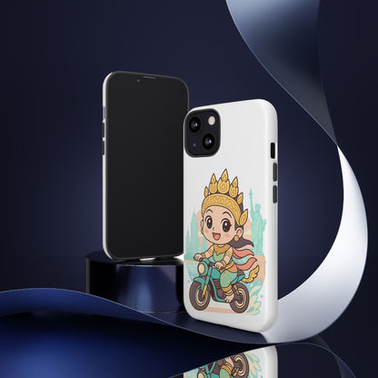 Chibi Apsara's NYC Adventure Case | Birthday Gift, Smartphone Protector, Cartoon Art, Fun Accessories, Tough Cases