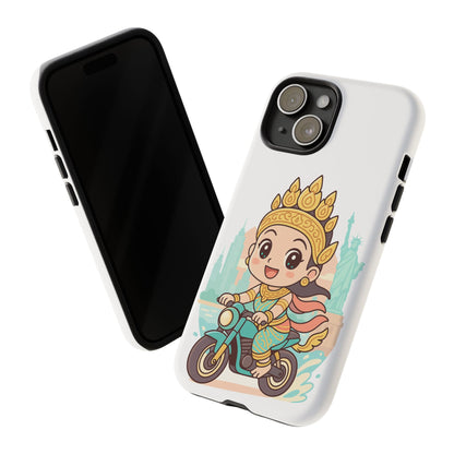 Chibi Apsara's NYC Adventure Case | Birthday Gift, Smartphone Protector, Cartoon Art, Fun Accessories, Tough Cases