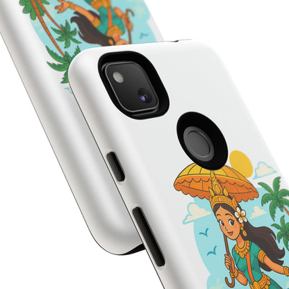 Apsara's Shoreline Grace Tough Cases, Phone Case, Protective Cover, Unique Design, Gift for Nature Lovers, Coastal Art Decor