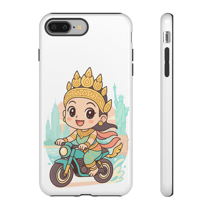 Chibi Apsara's NYC Adventure Case | Birthday Gift, Smartphone Protector, Cartoon Art, Fun Accessories, Tough Cases