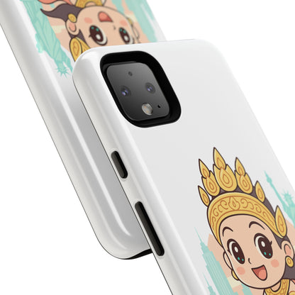 Chibi Apsara's NYC Adventure Case | Birthday Gift, Smartphone Protector, Cartoon Art, Fun Accessories, Tough Cases