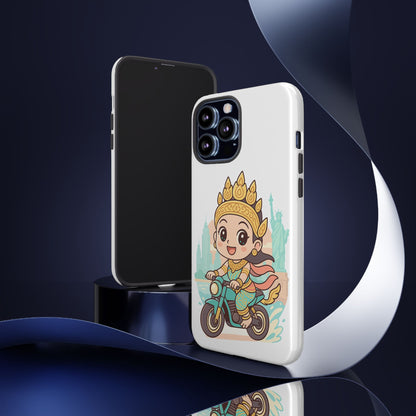 Chibi Apsara's NYC Adventure Case | Birthday Gift, Smartphone Protector, Cartoon Art, Fun Accessories, Tough Cases