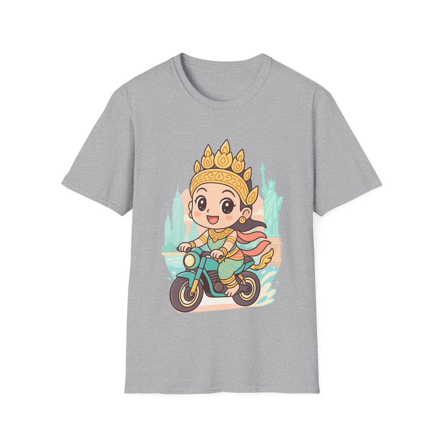 Apsara's Urban Ride Graphic Tee | Fun Unisex Softstyle T-Shirt