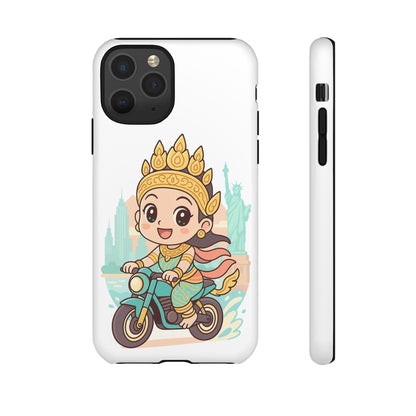 Chibi Apsara's NYC Adventure Case | Birthday Gift, Smartphone Protector, Cartoon Art, Fun Accessories, Tough Cases