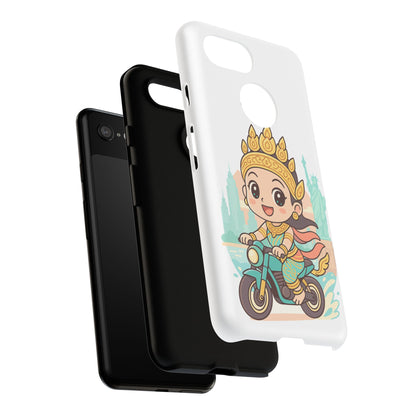 Chibi Apsara's NYC Adventure Case | Birthday Gift, Smartphone Protector, Cartoon Art, Fun Accessories, Tough Cases