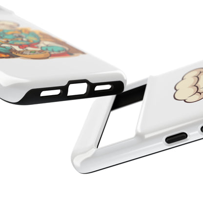 Yeak Chef Phone Case, Tough Khmer Cover, Num Banh Chok Art, Cute Monster Chef Phone Case - Adorable Cooking Gift