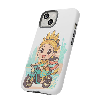 Chibi Apsara's NYC Adventure Case | Birthday Gift, Smartphone Protector, Cartoon Art, Fun Accessories, Tough Cases
