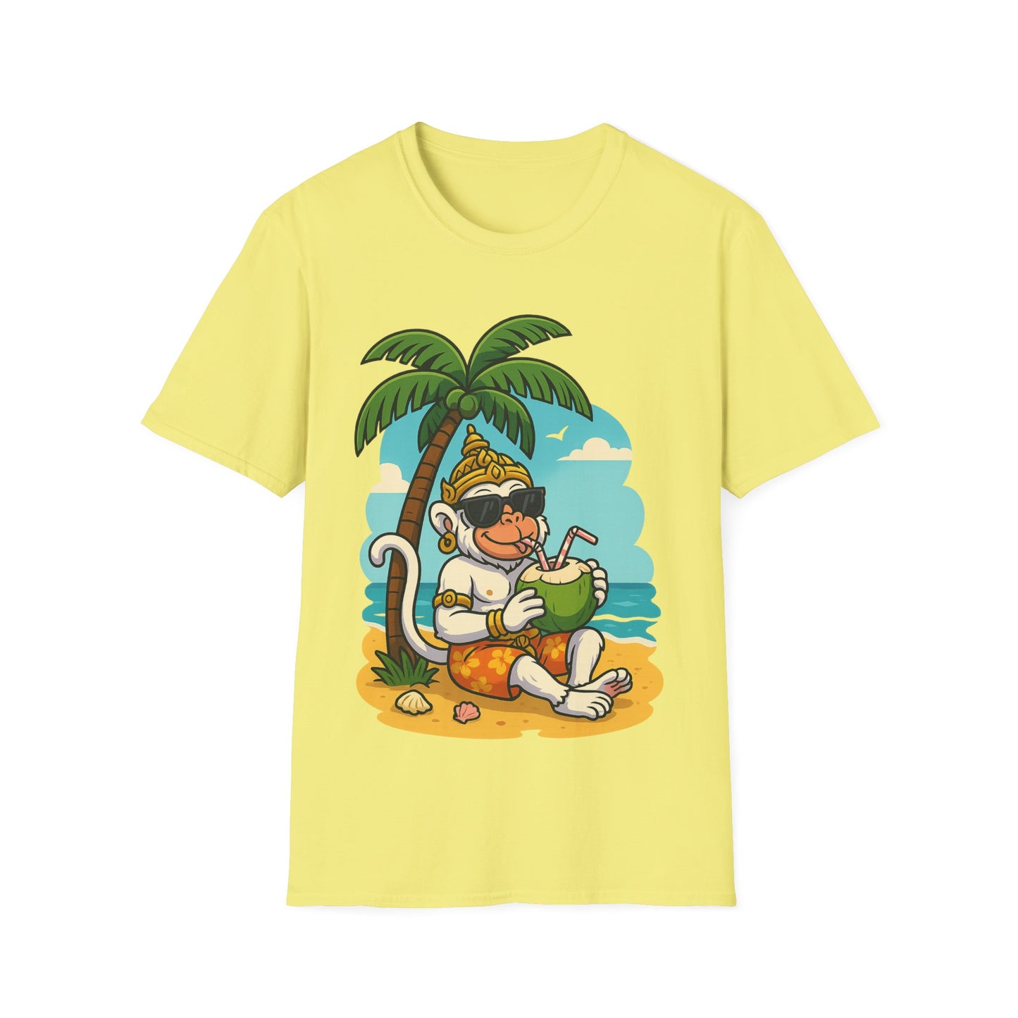 Hanuman Suns Out Guns Out Unisex Tee, Graphic Shirt, Hindu Monkey God Top, Yoga Clothing, Workout Apparel