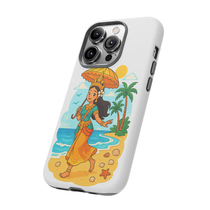 Apsara's Shoreline Grace Tough Cases, Phone Case, Protective Cover, Unique Design, Gift for Nature Lovers, Coastal Art Decor