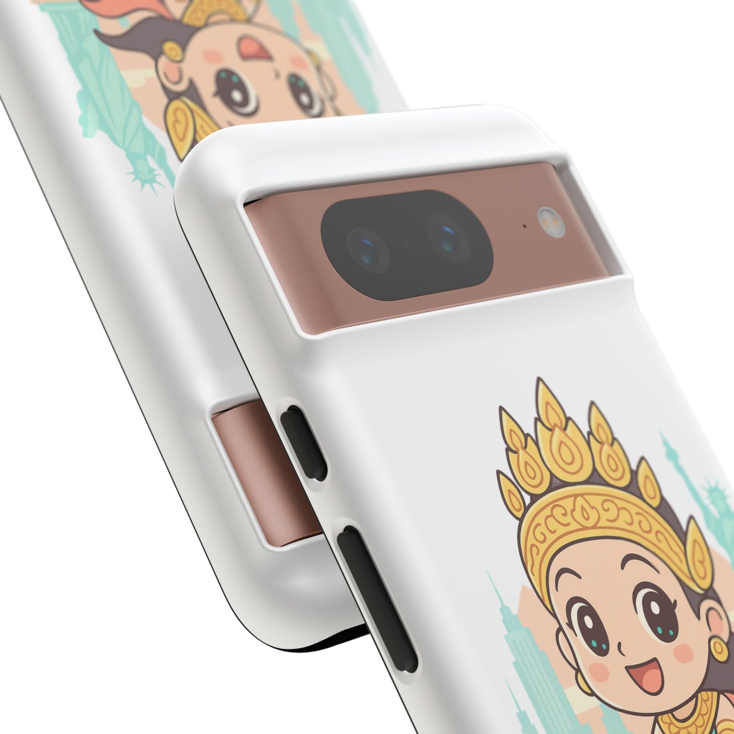 Chibi Apsara's NYC Adventure Case | Birthday Gift, Smartphone Protector, Cartoon Art, Fun Accessories, Tough Cases