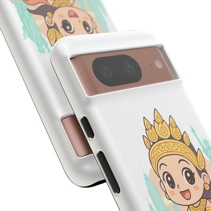 Chibi Apsara's NYC Adventure Case | Birthday Gift, Smartphone Protector, Cartoon Art, Fun Accessories, Tough Cases