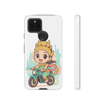 Chibi Apsara's NYC Adventure Case | Birthday Gift, Smartphone Protector, Cartoon Art, Fun Accessories, Tough Cases