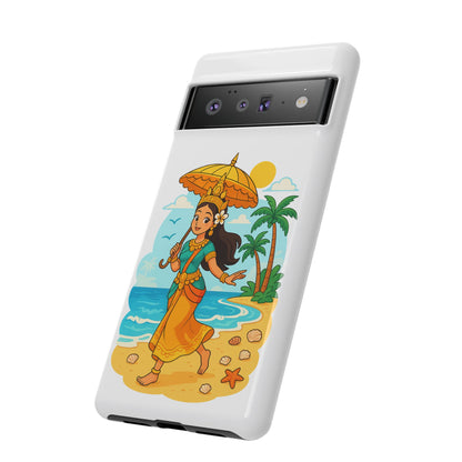 Apsara's Shoreline Grace Tough Cases, Phone Case, Protective Cover, Unique Design, Gift for Nature Lovers, Coastal Art Decor