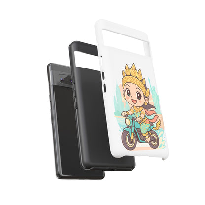 Chibi Apsara's NYC Adventure Case | Birthday Gift, Smartphone Protector, Cartoon Art, Fun Accessories, Tough Cases