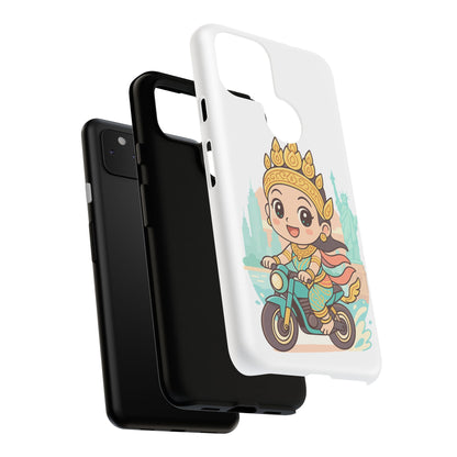 Chibi Apsara's NYC Adventure Case | Birthday Gift, Smartphone Protector, Cartoon Art, Fun Accessories, Tough Cases