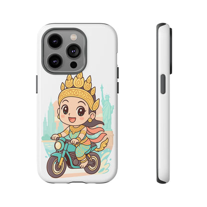 Chibi Apsara's NYC Adventure Case | Birthday Gift, Smartphone Protector, Cartoon Art, Fun Accessories, Tough Cases