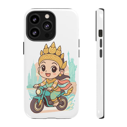 Chibi Apsara's NYC Adventure Case | Birthday Gift, Smartphone Protector, Cartoon Art, Fun Accessories, Tough Cases