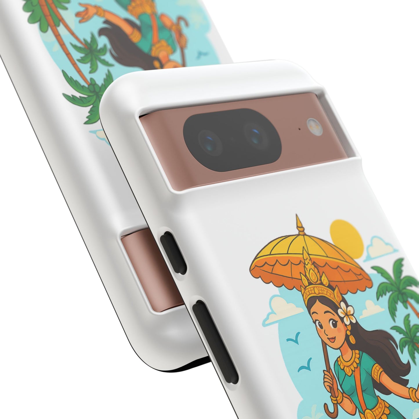 Apsara's Shoreline Grace Tough Cases, Phone Case, Protective Cover, Unique Design, Gift for Nature Lovers, Coastal Art Decor