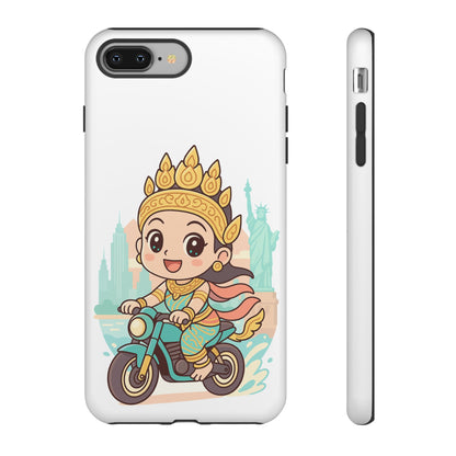 Chibi Apsara's NYC Adventure Case | Birthday Gift, Smartphone Protector, Cartoon Art, Fun Accessories, Tough Cases