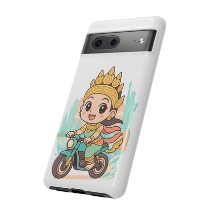 Chibi Apsara's NYC Adventure Case | Birthday Gift, Smartphone Protector, Cartoon Art, Fun Accessories, Tough Cases
