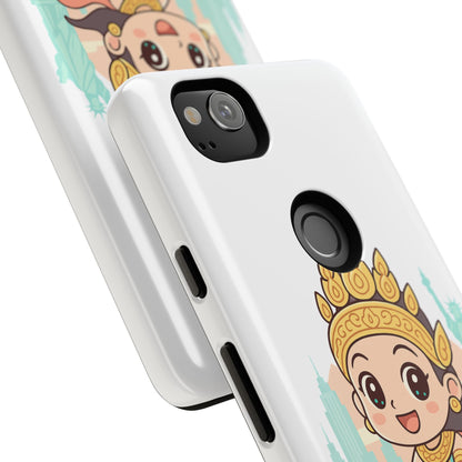 Chibi Apsara's NYC Adventure Case | Birthday Gift, Smartphone Protector, Cartoon Art, Fun Accessories, Tough Cases