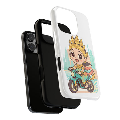 Chibi Apsara's NYC Adventure Case | Birthday Gift, Smartphone Protector, Cartoon Art, Fun Accessories, Tough Cases