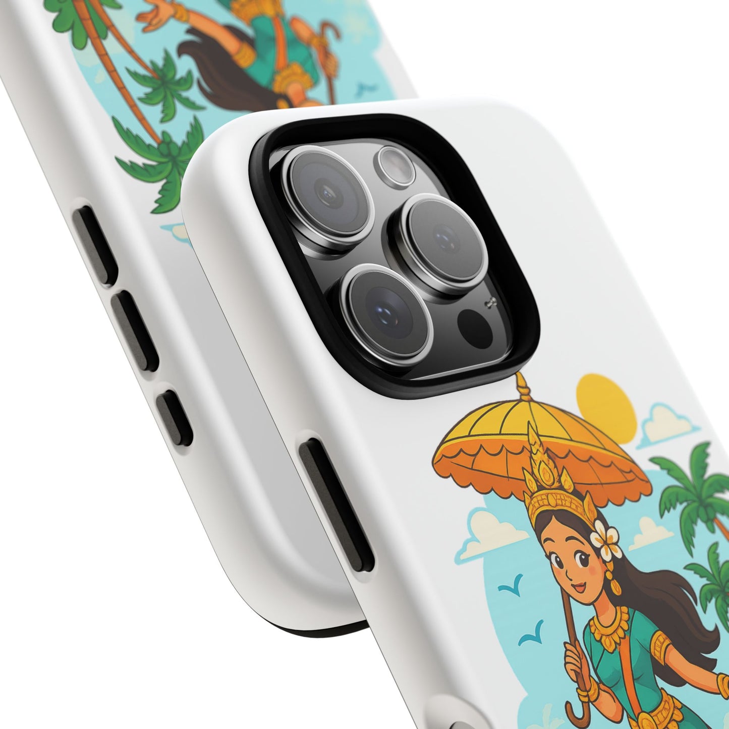 Apsara's Shoreline Grace Tough Cases, Phone Case, Protective Cover, Unique Design, Gift for Nature Lovers, Coastal Art Decor