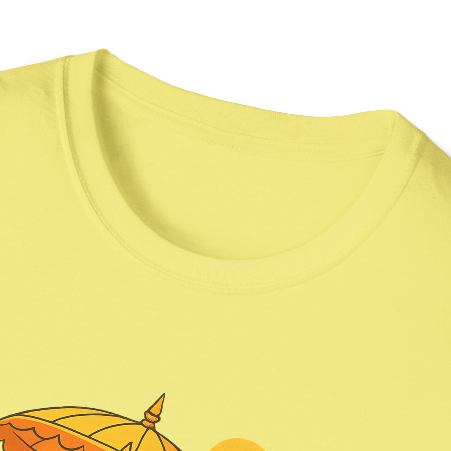 Beach Vibes T-Shirt with Sunset and Umbrella Graphic, Summer Gift, Travel Tee, Ocean Lover Shirt, Casual Everyday Wear